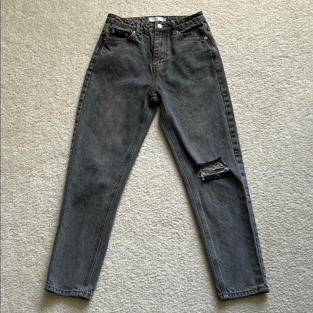 Adika Gray Distressed Jeans